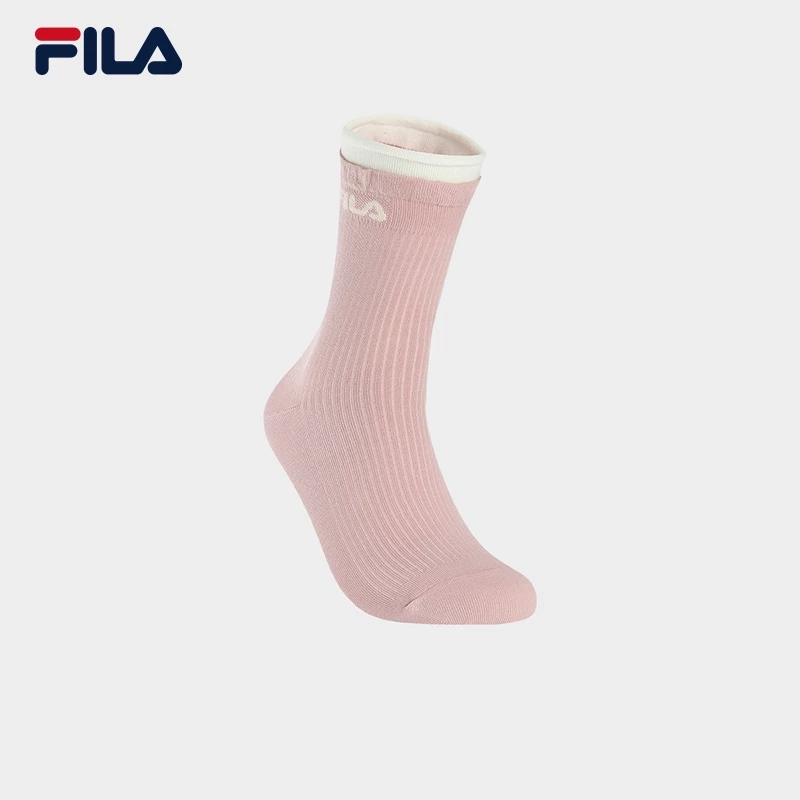 FILA CORE LIFESTYLE WHITE High Socks Women Knee High Socks