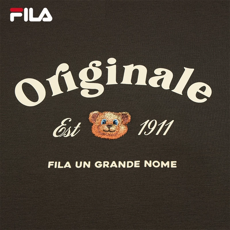 FILA FUSION LIFESTYLE ORIGINALE Football Culture Style Women Casual Short Sleeves T-Shirt