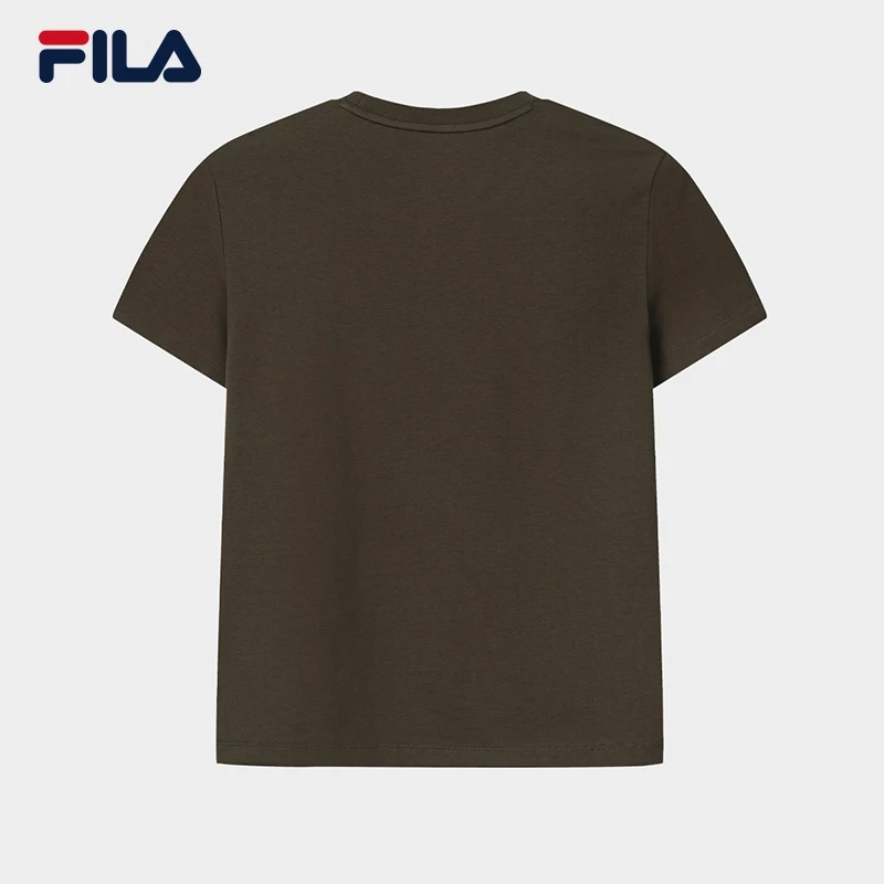 FILA FUSION LIFESTYLE ORIGINALE Football Culture Style Women Casual Short Sleeves T-Shirt