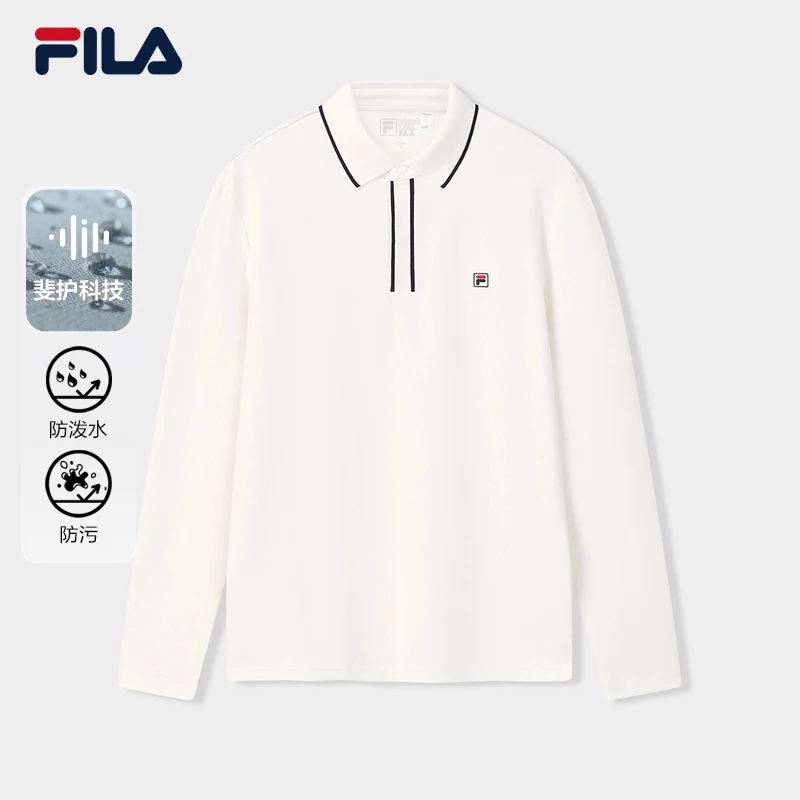 FILA CORE LIFESTYLE HERITAGE Men's Long Sleeve Polo