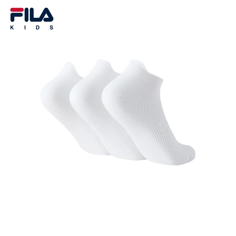 FILA KIDS WHITE LINE WHITE LINE Unisex Low Cut Socks 3P