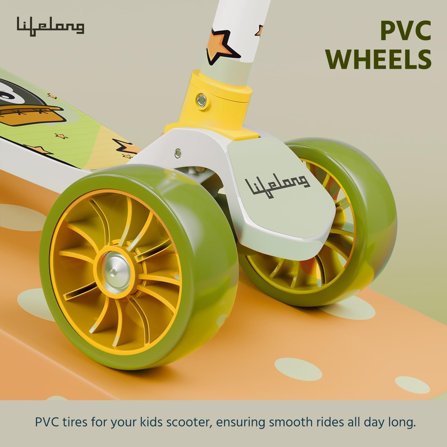 Scooter for Kids 3+ Years - Foldable Kids Scooter with LED Wheels & Adjustable Height - Kick Scooter 