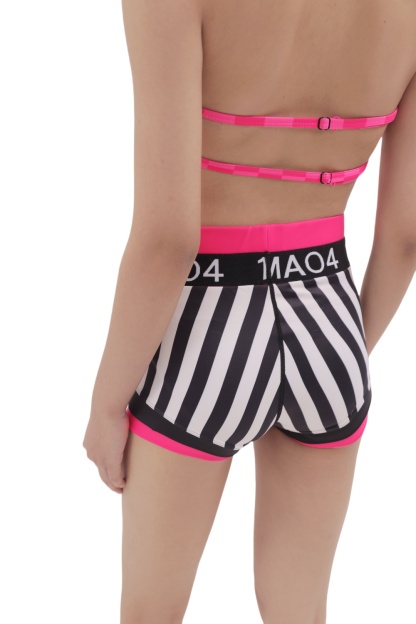 Pink Checkered Swimwear