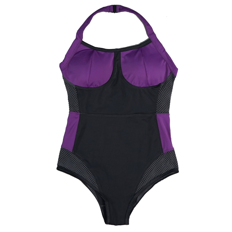Black & Purple Swimwear