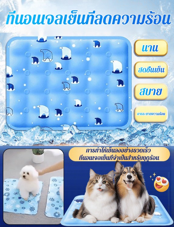 ที่นอนเจลเย็นสำหรับสัตว์เลี้ยง
