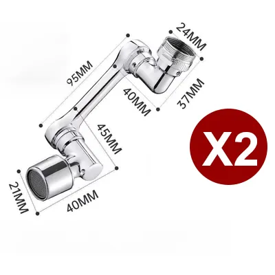 [다기능 로봇팔 신축 및 회전식】튀김 방지 수도꼭지