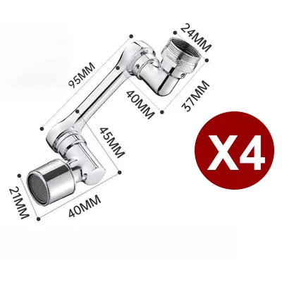 [다기능 로봇팔 신축 및 회전식】튀김 방지 수도꼭지