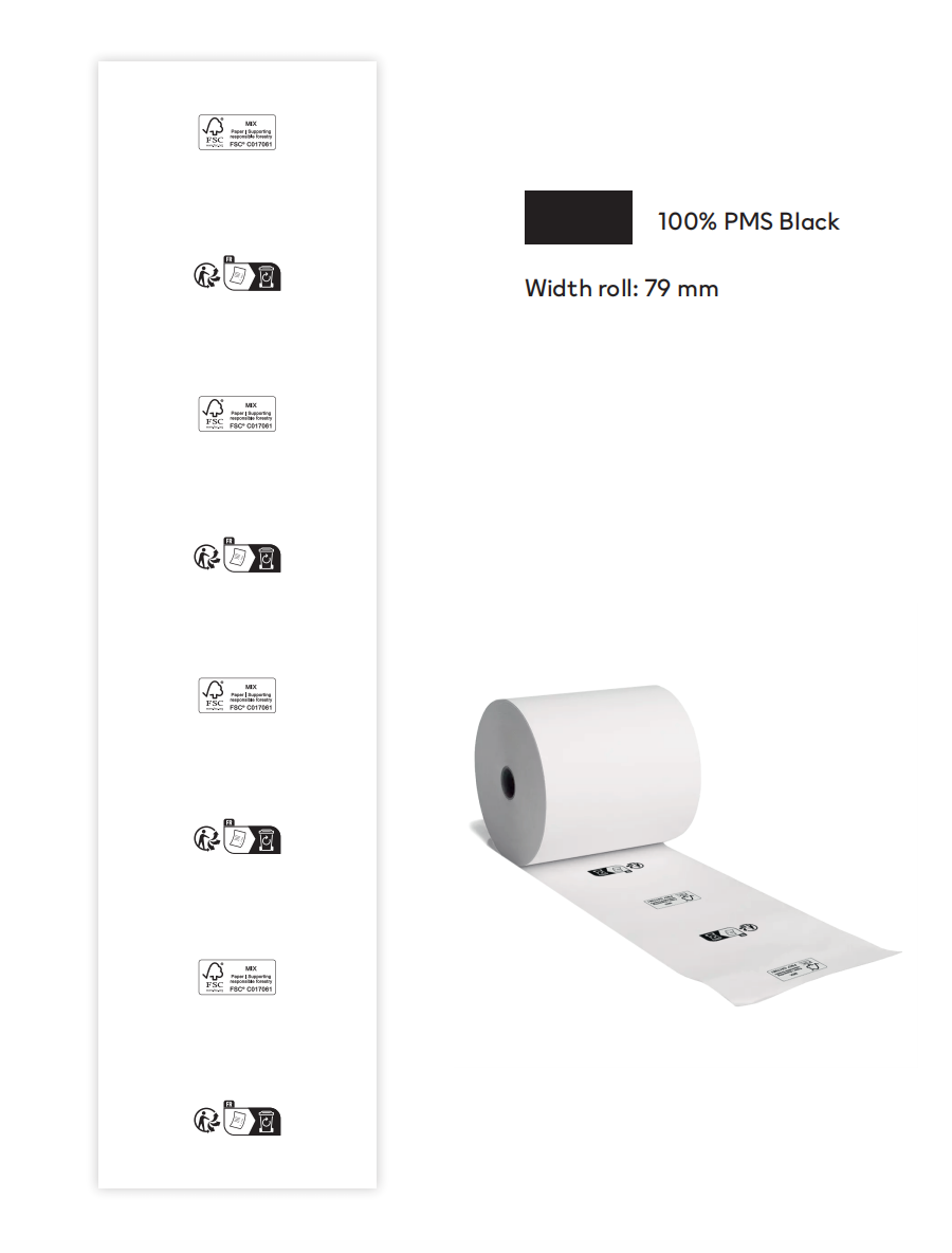 355434-01 Unbranded Receipt roll
