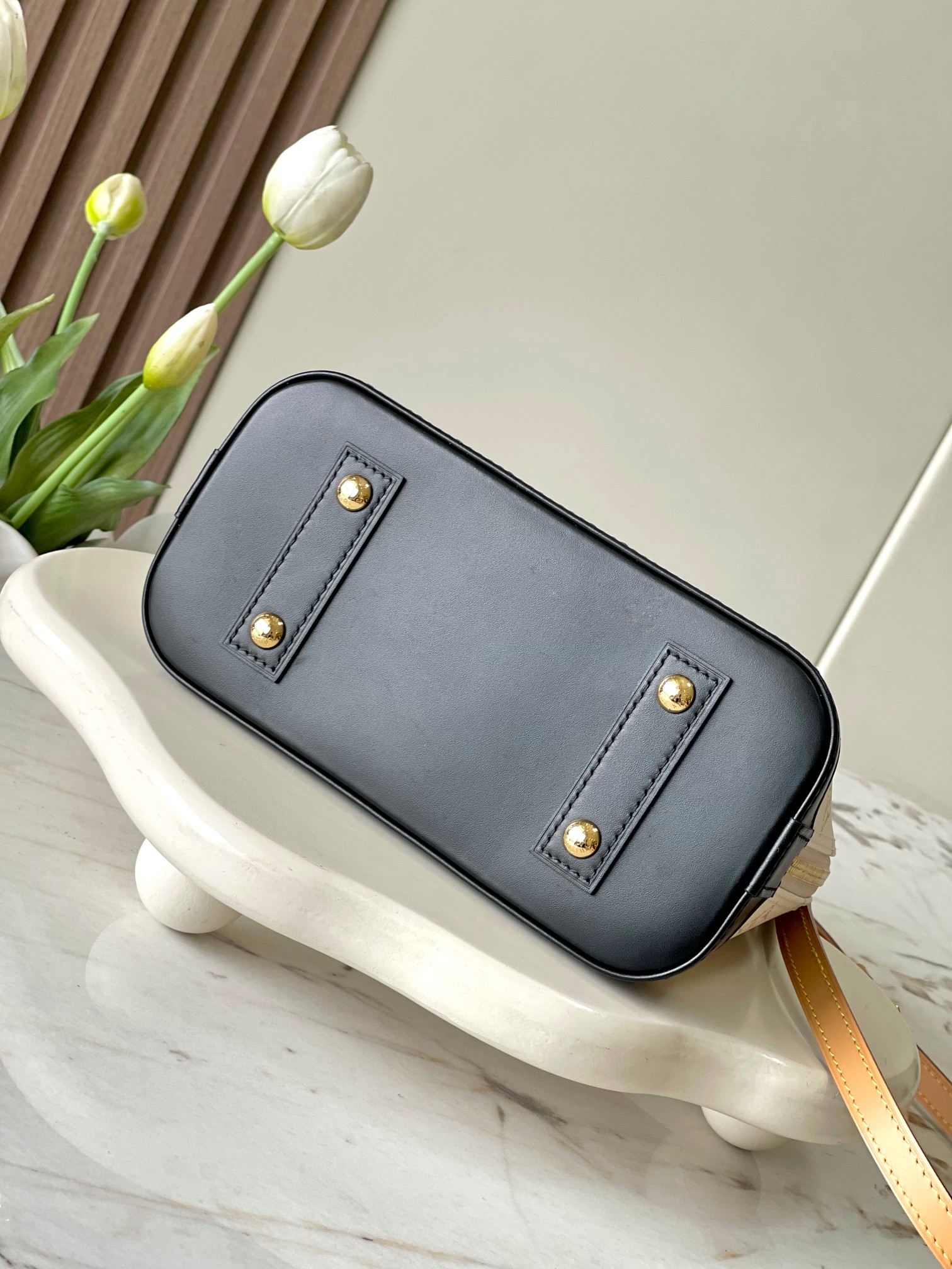 【Louis Vuitton】　ハンドバッグ　ベージュ