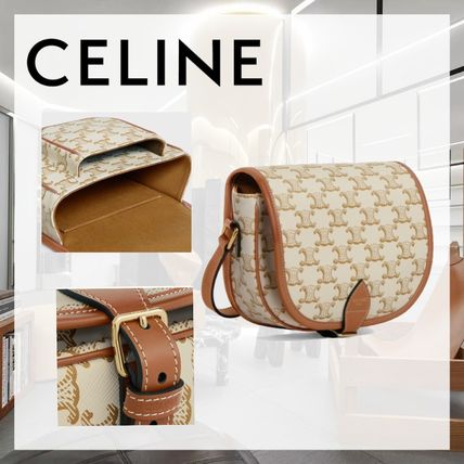 【CELINE】ファルコ ミディアム バッグ ベージュ