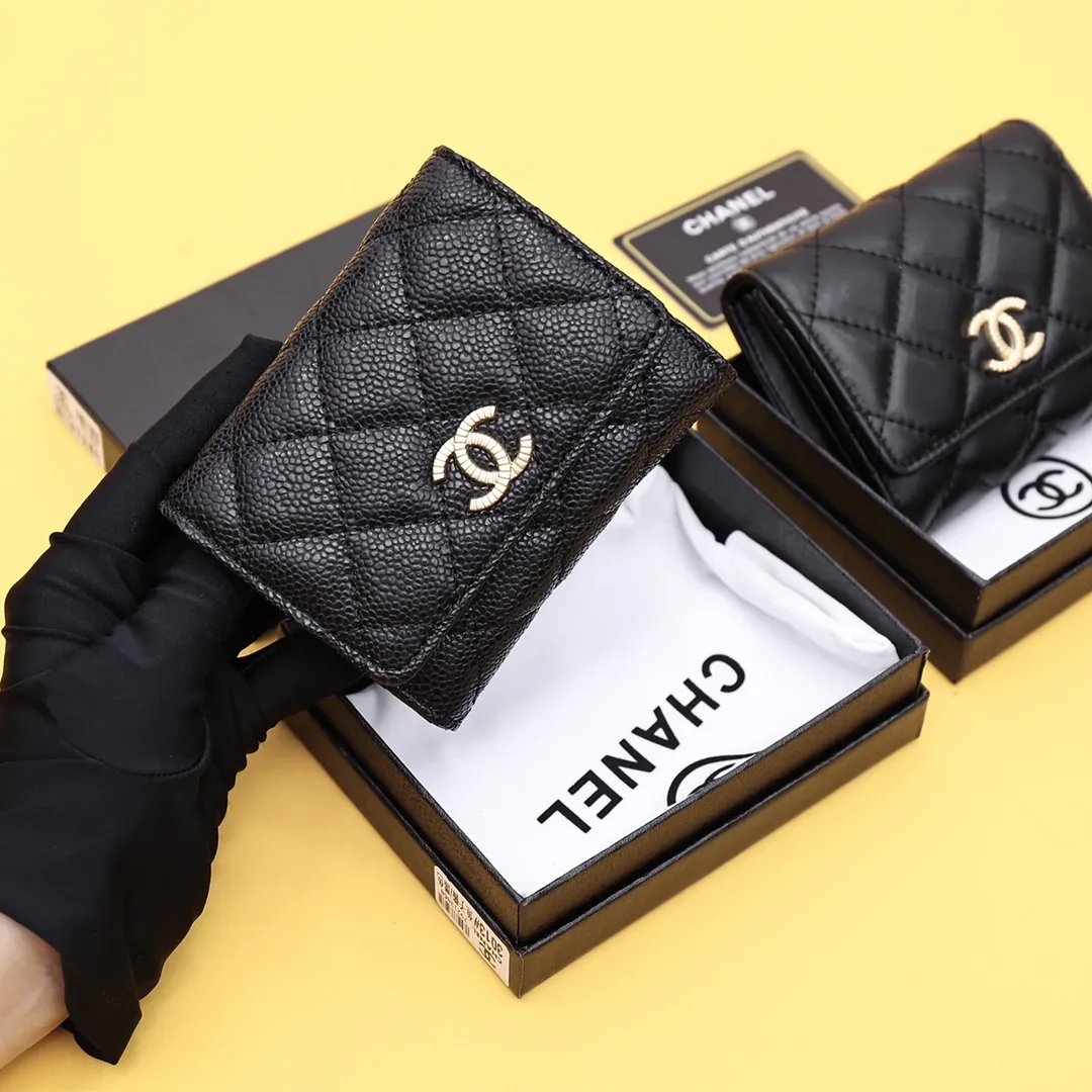 【-chanel】クラシック小さなフラップ財布【財布】