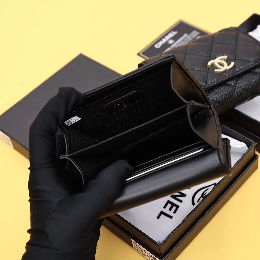 【-chanel】クラシック小さなフラップ財布【財布】