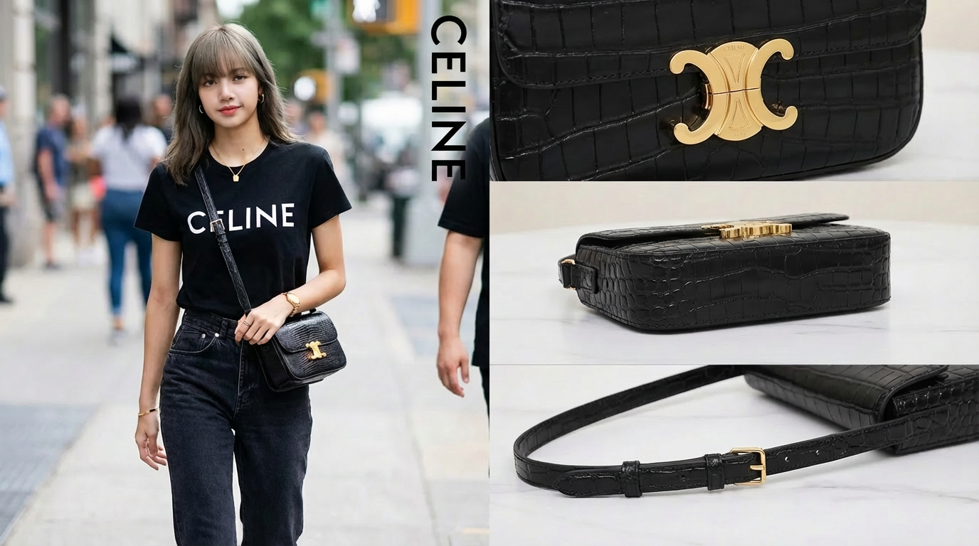 国内発 CELINE クラシック トリオンフ バッグ