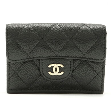 【CHANEL】大人気☆CHANEL☆*シャネル マトラッセ 三つ折り財布 ミニ財布