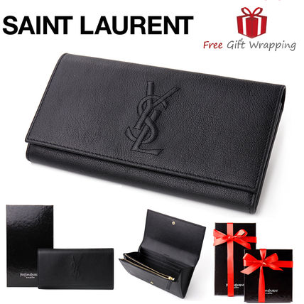 【国内発送】SAINT LAURENT 長財布 352905 ブラック ギフト可！