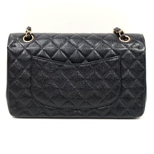 【CHANEL】マトラッセ25Wフラップチェーンショルダーバッグ A01112 キャビアスキン