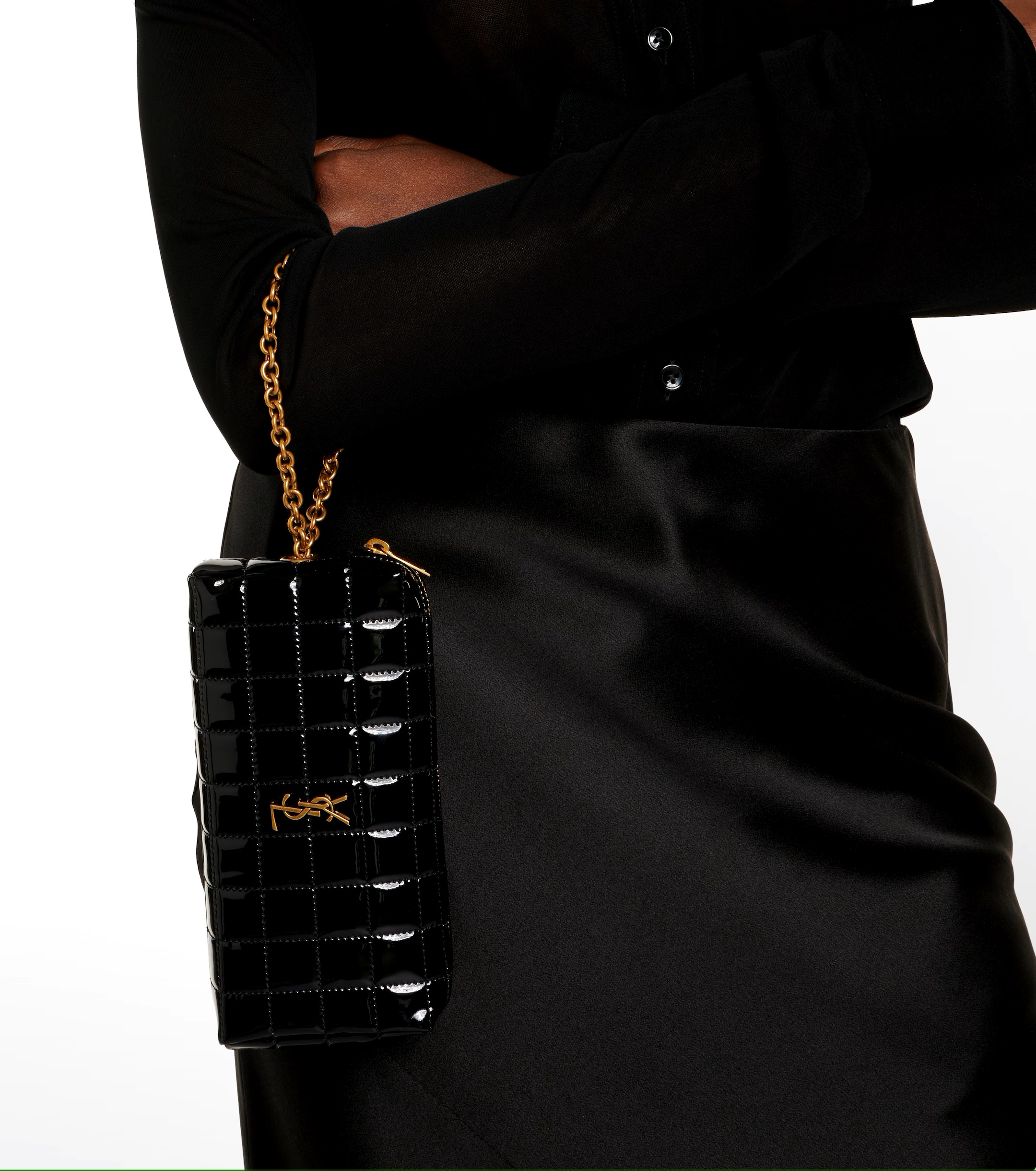 ★Saint Laurent★関税込♪NEW♪Cassandre チェ-ン バッグ