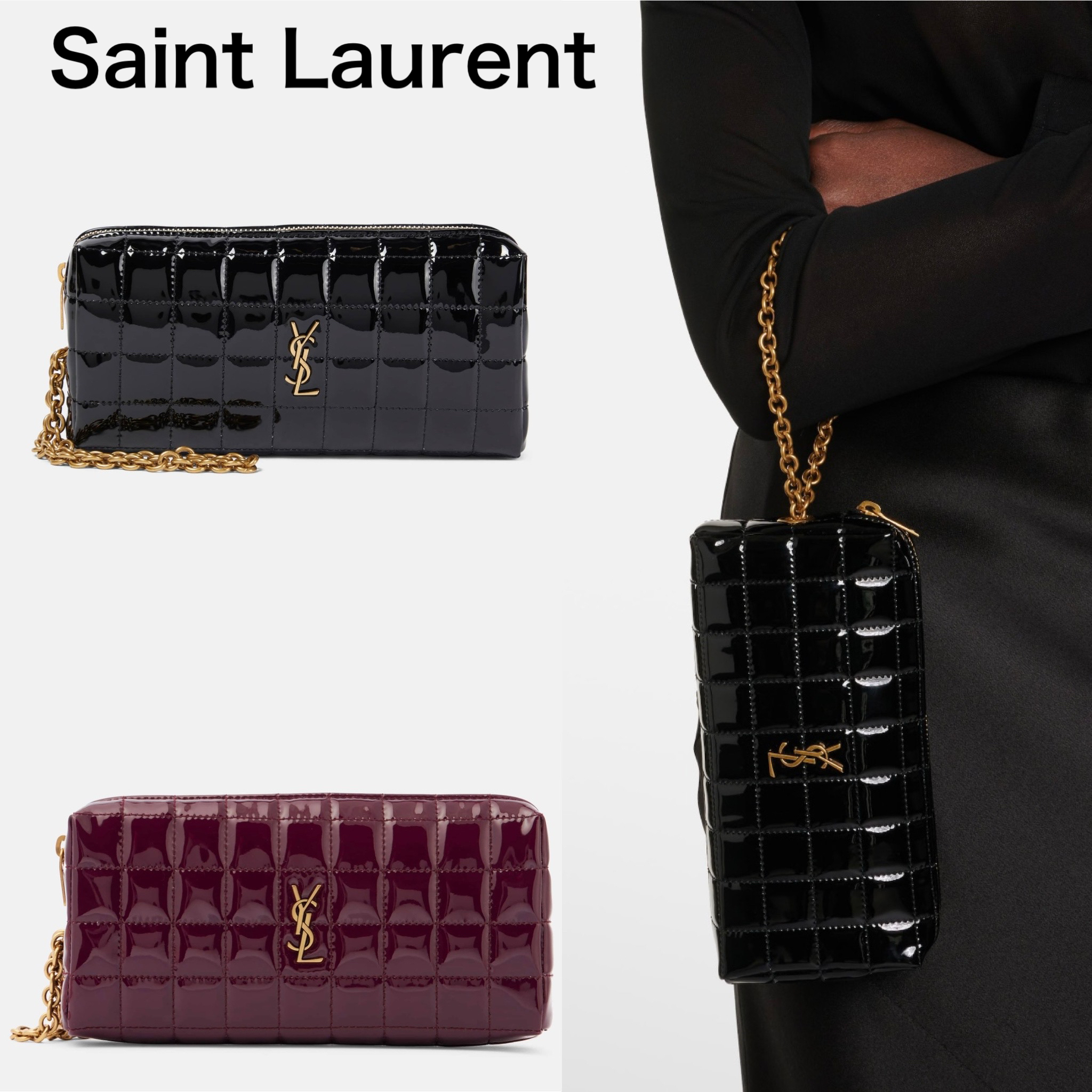 ★Saint Laurent★関税込♪NEW♪Cassandre チェ-ン バッグ