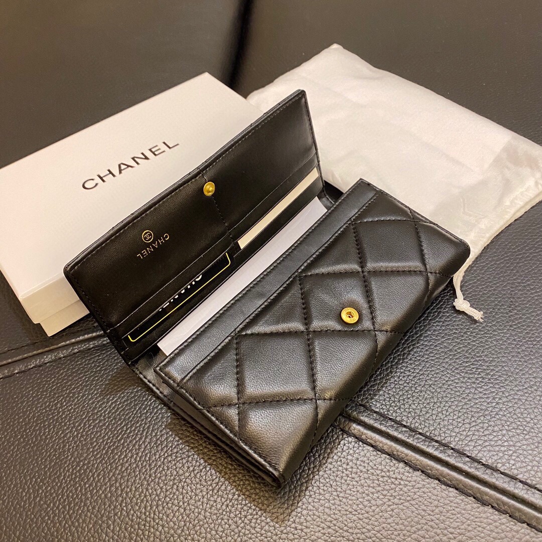 【CHANEL】【長財布】ロングフラップウォレット
