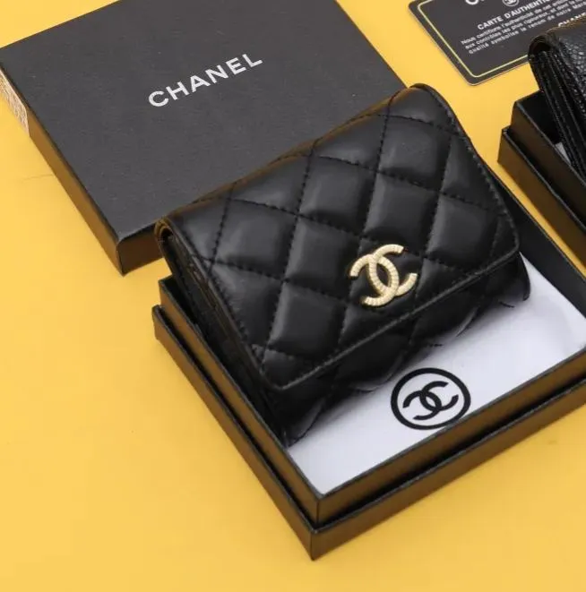 【-chanel】クラシック小さなフラップ財布【財布】