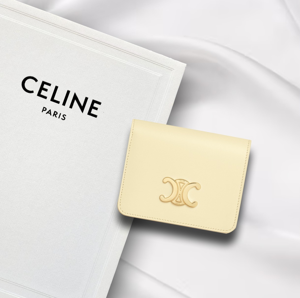 すぐ届く！【CELINE】ミニ財布　トリオンフ