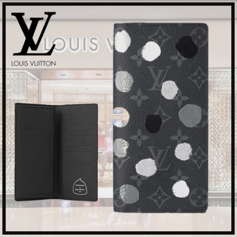 ルイヴィトン LOUIS VUITTON 財布 新作 メンズ 長財布 全新品 新品 M81932 LV × YK ポルトフォイユ・ブラザ 草間彌生 コラボ 2023 限定品 全新ラッピング無料