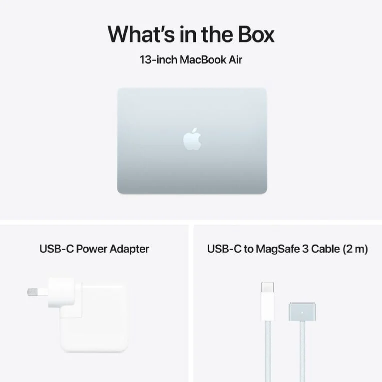 Apple MacBook Air 13-inch with M4 Chip 16GB/512GB 10 Core CPU 10 Core GPU - Sky Blue