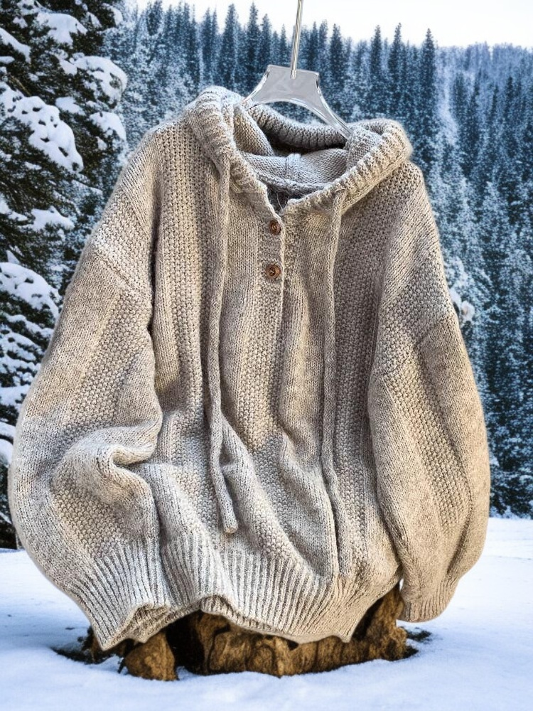 快適な着心地のゆったりセーター