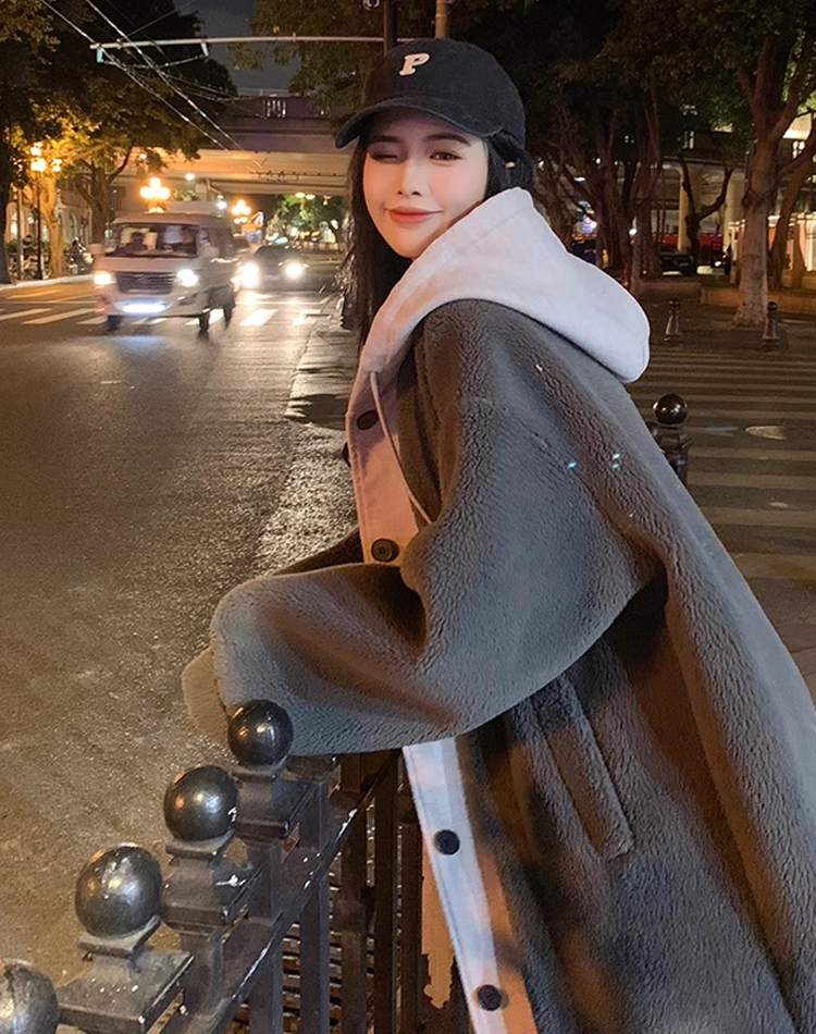 レイヤードボアコート