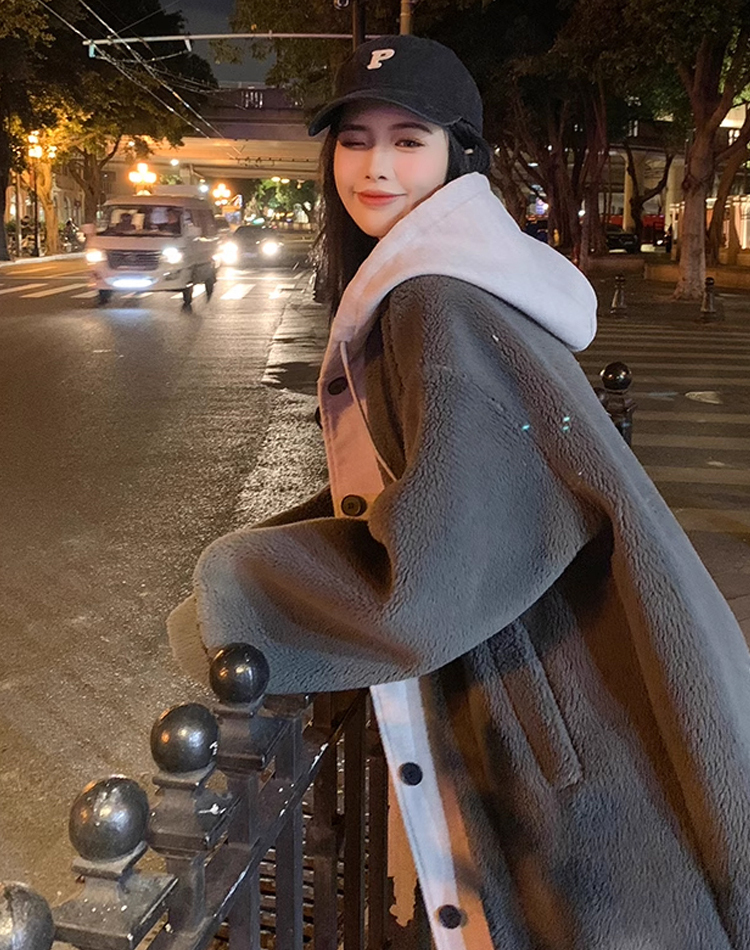 レイヤードボアコート