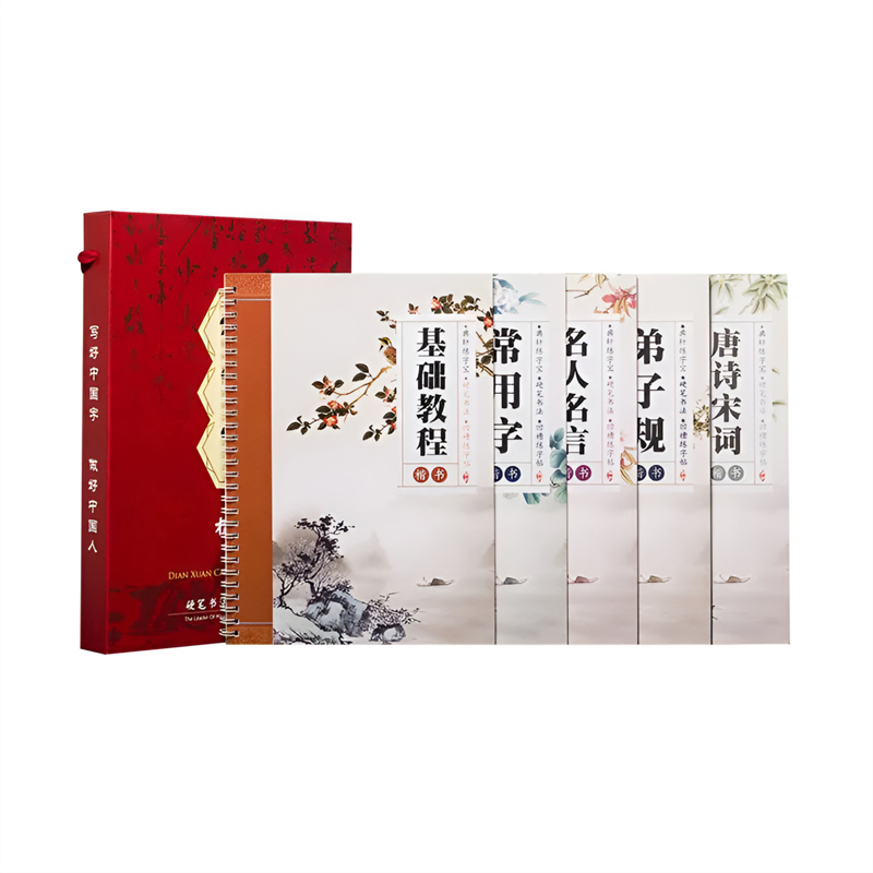 學生入門速成鋼筆硬筆5本裝成人楷凹槽練字帖