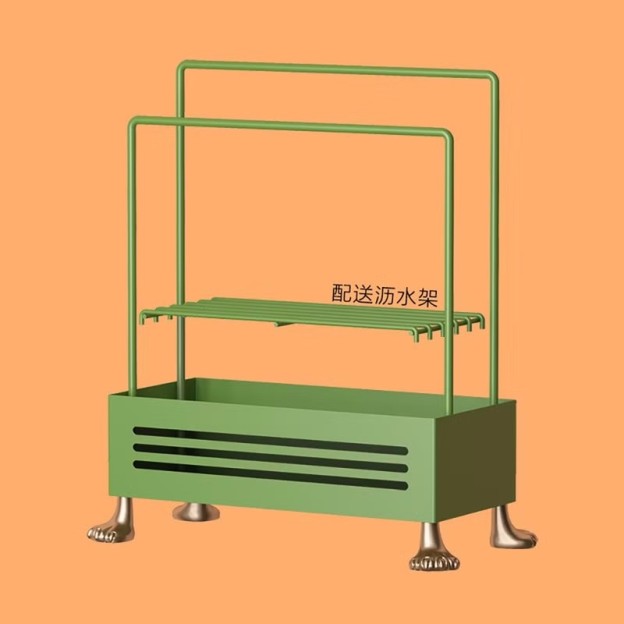 不繡鋼廚房抹布架