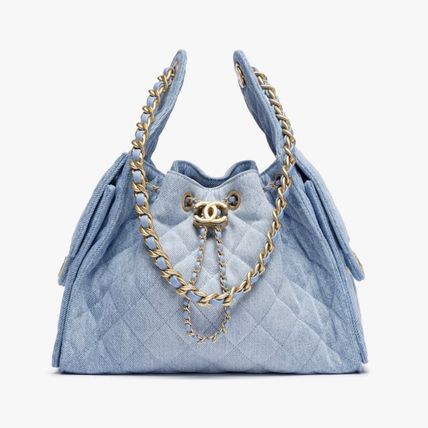 【お洒落さんにお勧めデニム♡】CHANEL25 ホーボーバッグ