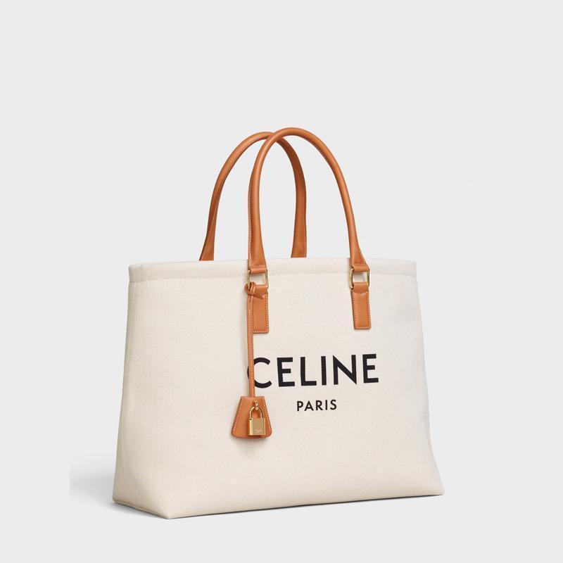 【CELINE CABAS キャンバストート】人気モデル愛用のホリゾンタルトートバッグ再入荷