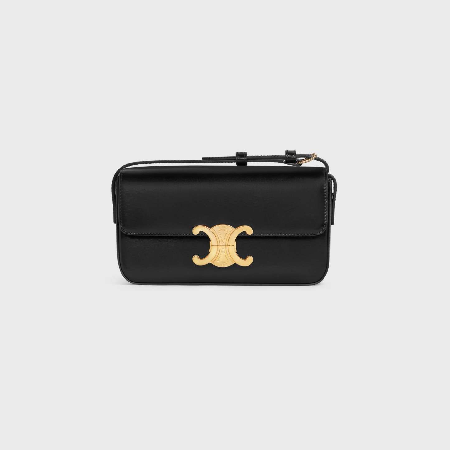 【Celine】トリオンフ ショルダーバッグ TRIOMPHE CANVAS ブラック