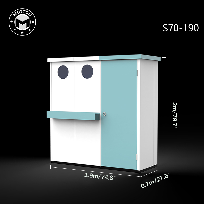 Outdoor Tool Room-Waterproof and sun-proof metal lockers