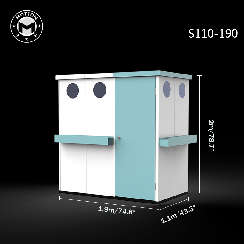 Outdoor Tool Room-Waterproof and sun-proof metal lockers