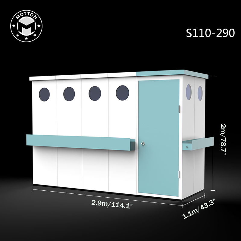 Outdoor Tool Room-Waterproof and sun-proof metal lockers