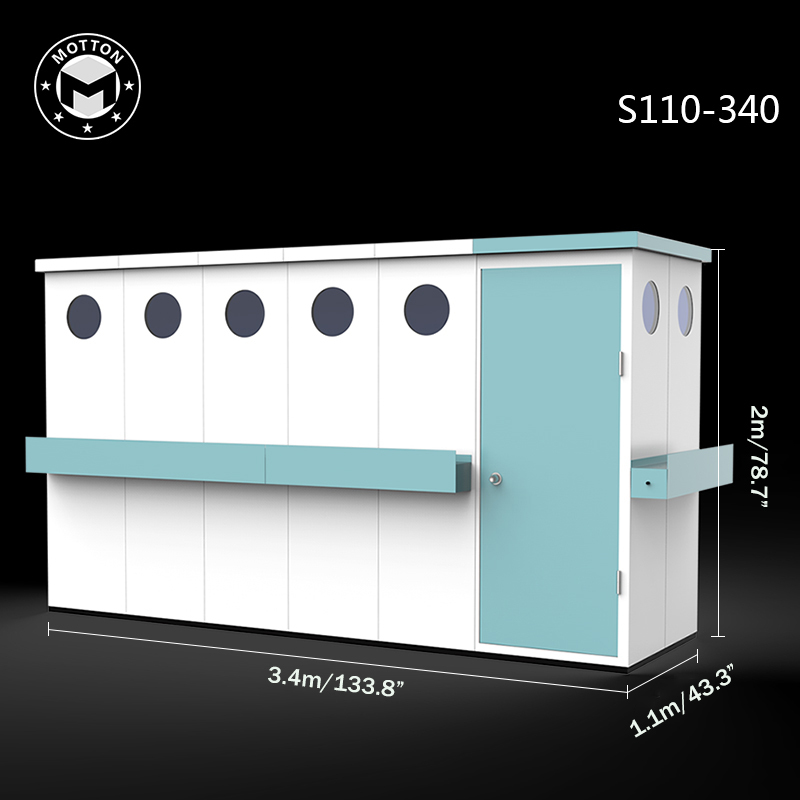 Outdoor Tool Room-Waterproof and sun-proof metal lockers