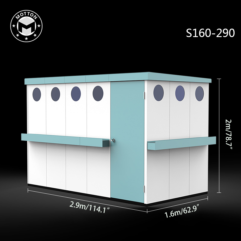 Outdoor Tool Room-Waterproof and sun-proof metal lockers