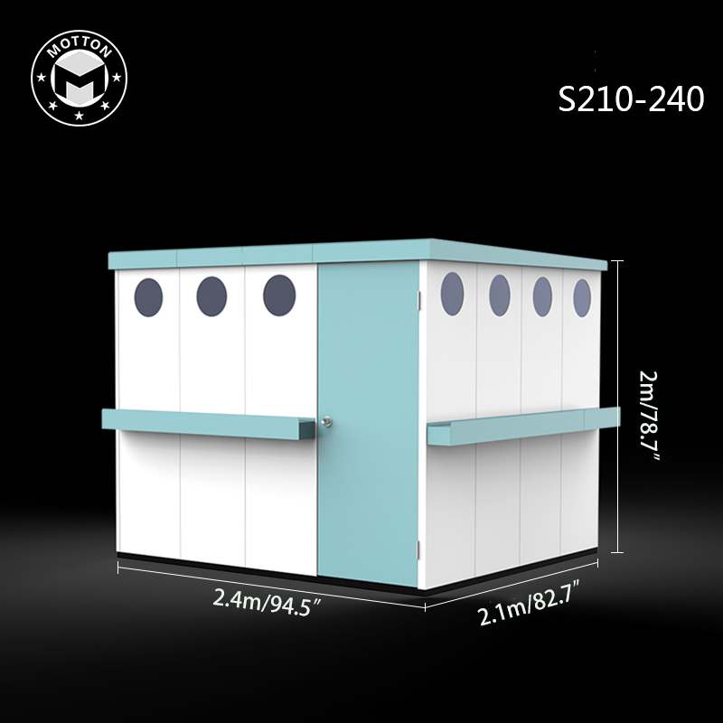 Outdoor Tool Room-Waterproof and sun-proof metal lockers