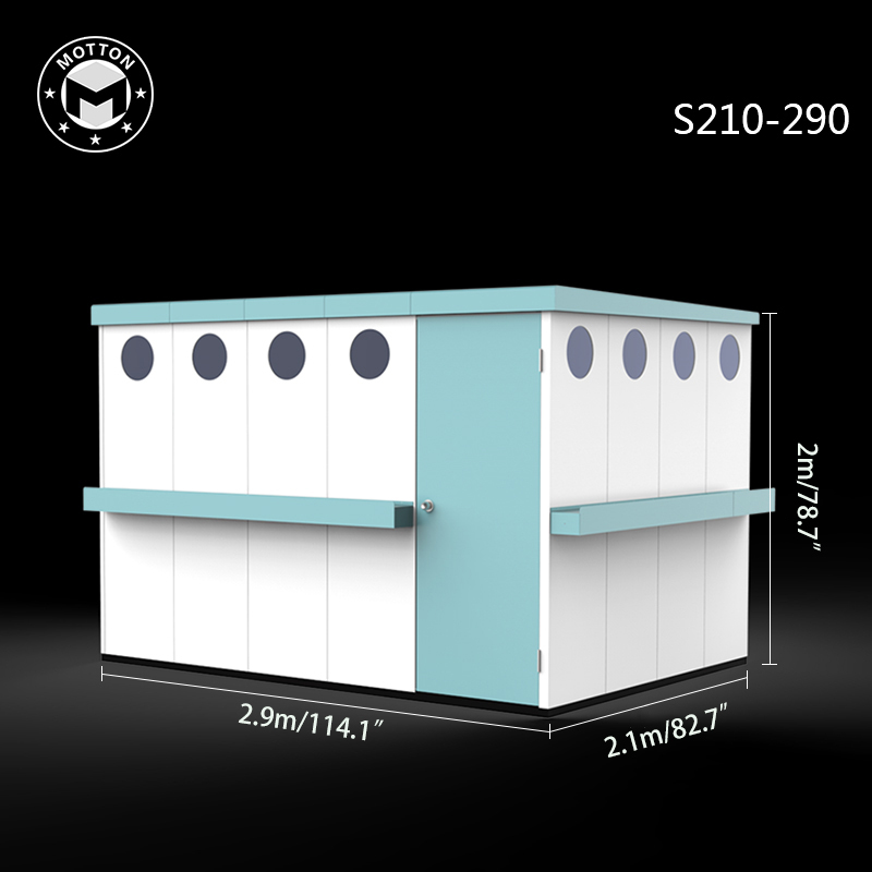 Outdoor Tool Room-Waterproof and sun-proof metal lockers