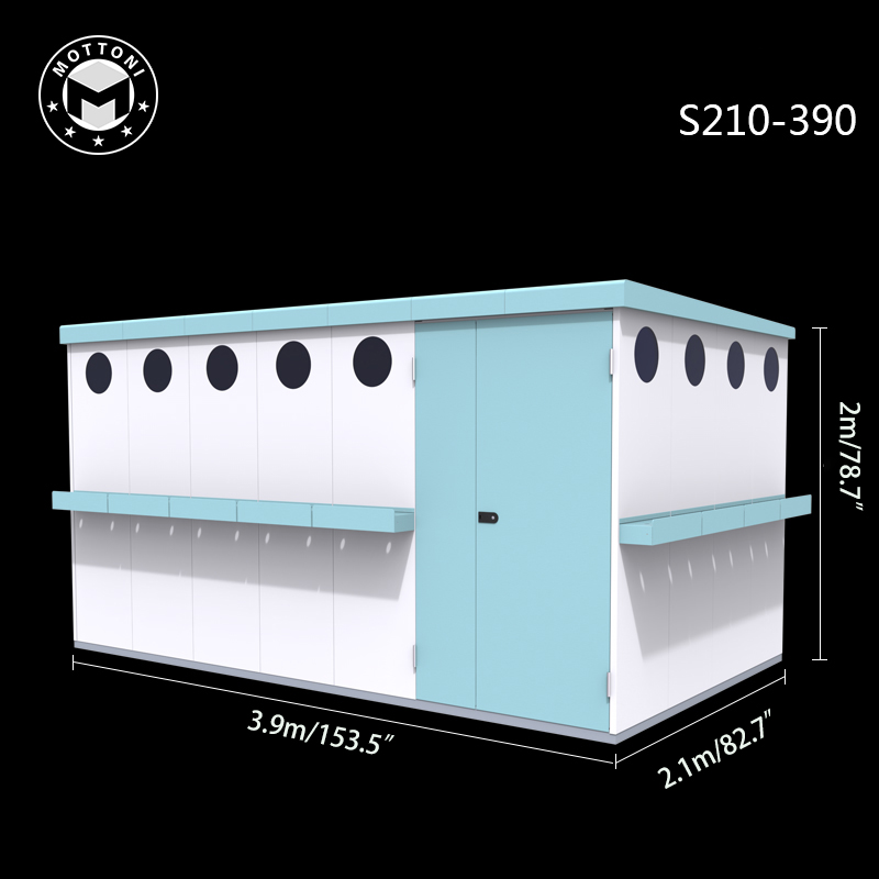 Outdoor Tool Room-Waterproof and sun-proof metal lockers