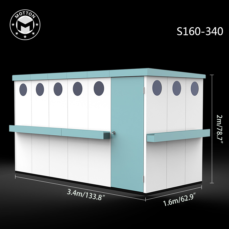 Outdoor Tool Room-Waterproof and sun-proof metal lockers
