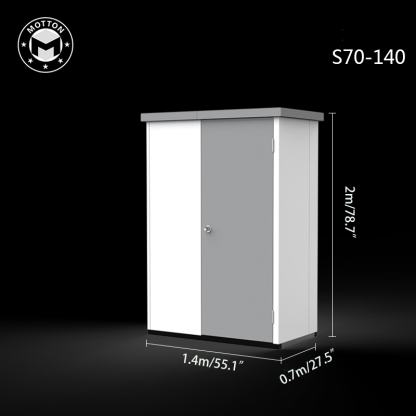 Outdoor tool room-galvanized sheet assembly