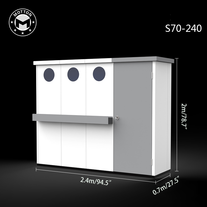 Outdoor tool room-galvanized sheet assembly