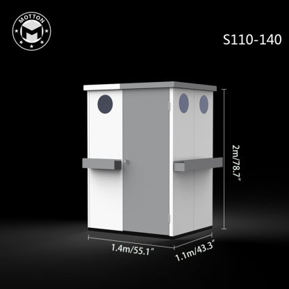 Outdoor tool room-galvanized sheet assembly