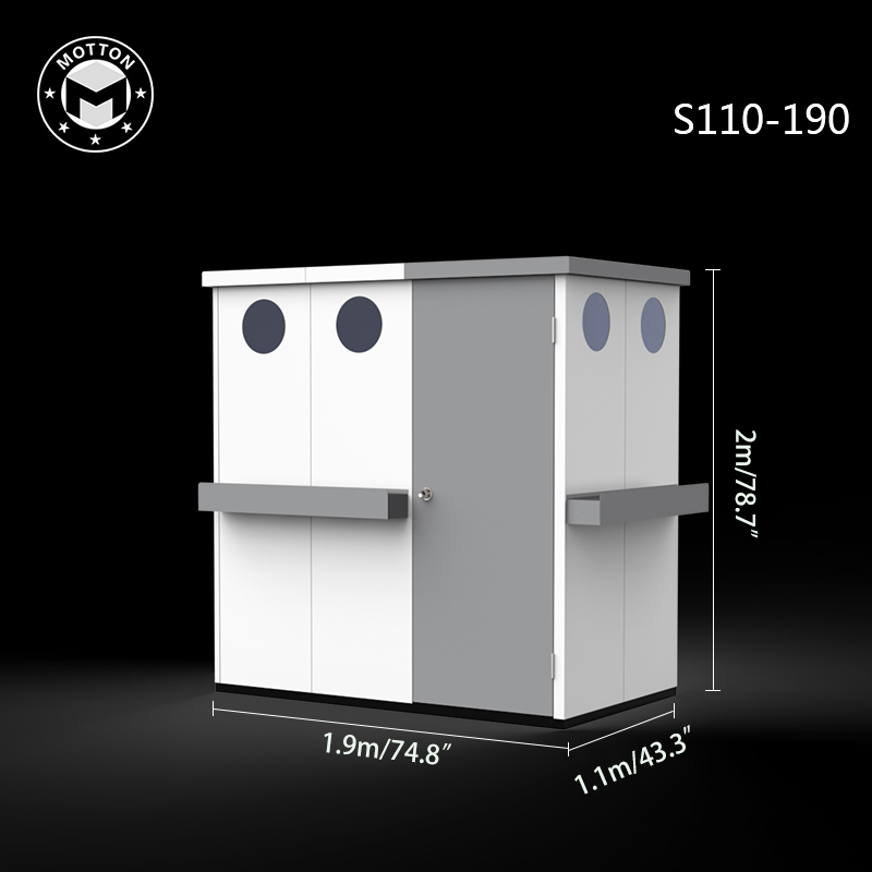 Outdoor tool room-galvanized sheet assembly