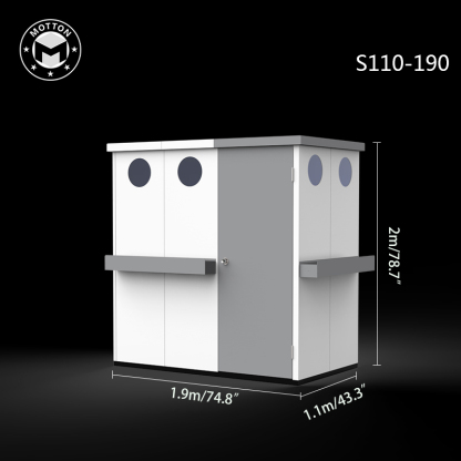 Outdoor tool room-galvanized sheet assembly