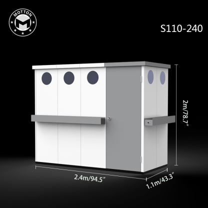 Outdoor tool room-galvanized sheet assembly